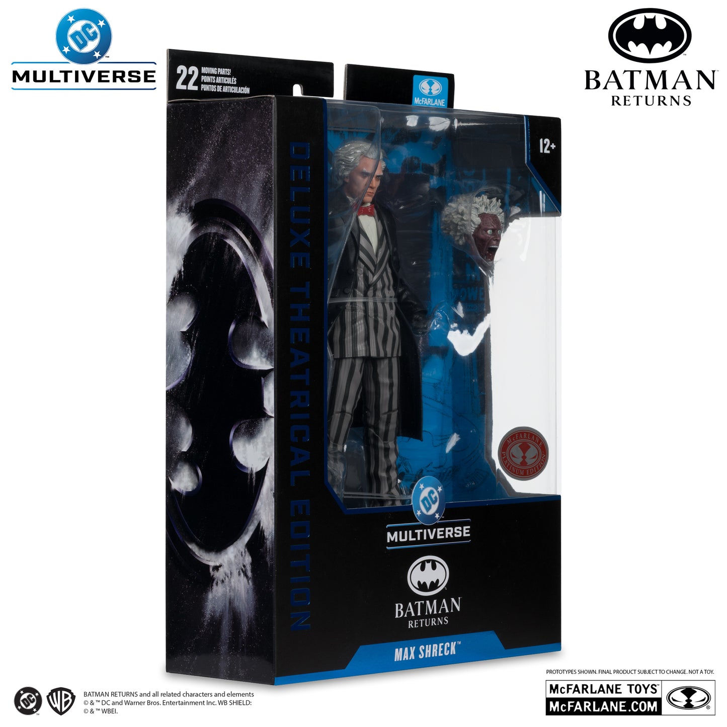 McFarlane Toys Batman Returns Max Shreck Deluxe Theatrical Edition Platinum Edition