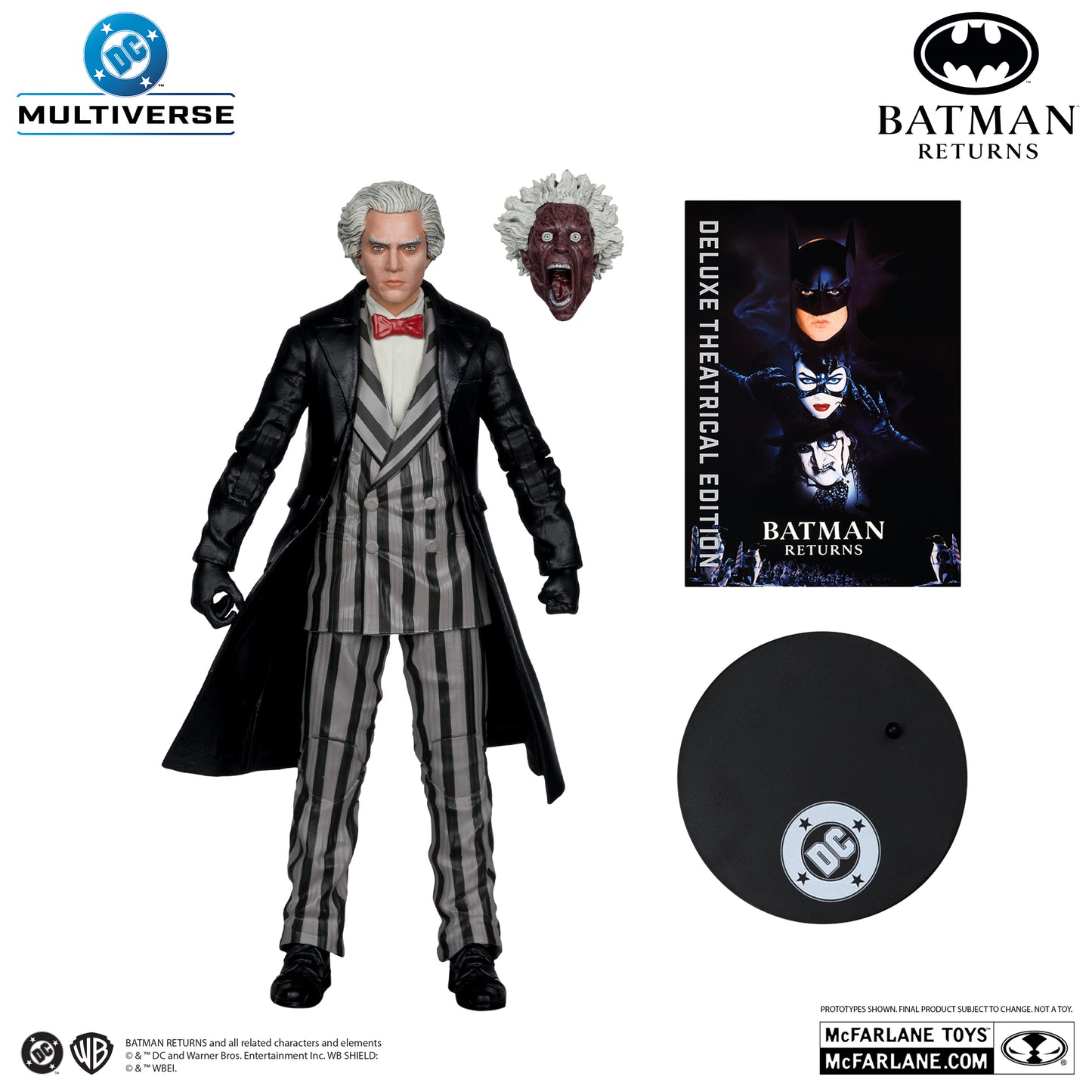 McFarlane Toys Batman Returns Max Shreck Deluxe Theatrical Edition Platinum Edition