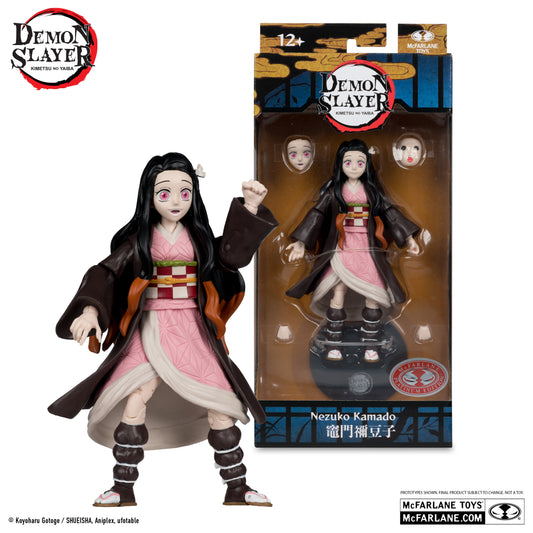 Demon Slayer Nezuko Kamado Wave 7 Action Figure Platinum Edition 18 cm McFarlane Toys