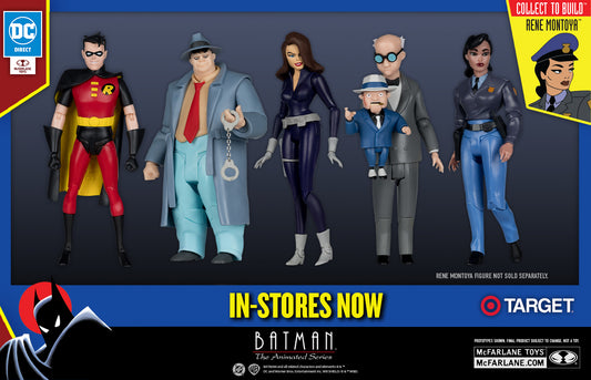 McFarlane Toys Batman: The Animated Series Build-A-Figure Wave 6 Set 4 Action Figures
