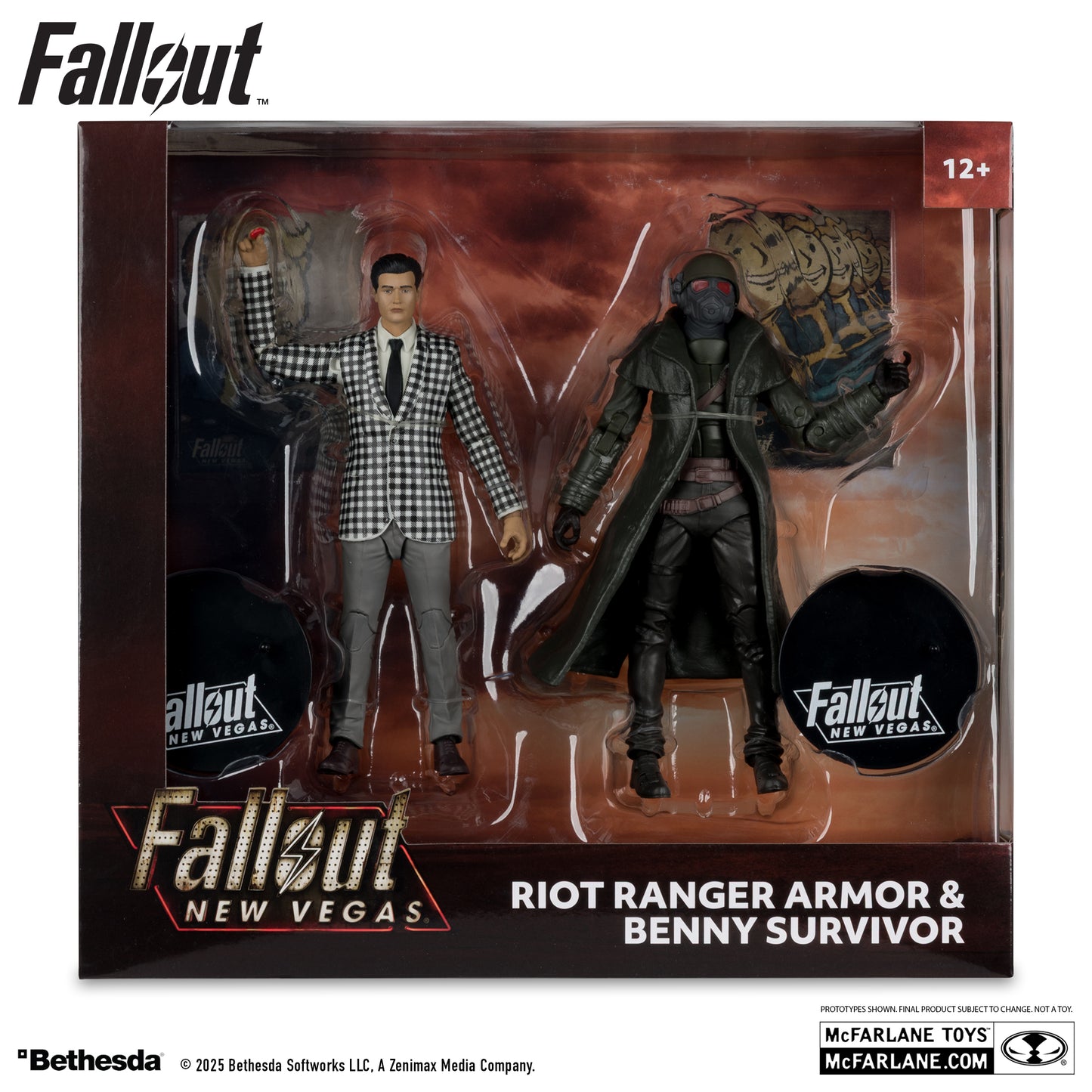 McFarlane Toys Fallout: New Vegas Riot Ranger Armor & Benny Survivor
