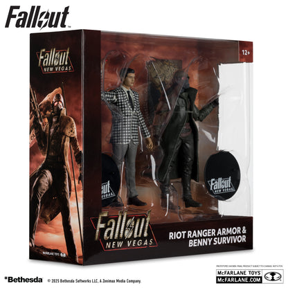 McFarlane Toys Fallout: New Vegas Riot Ranger Armor & Benny Survivor