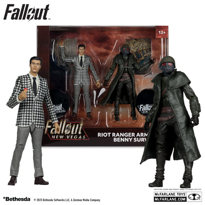 McFarlane Toys Fallout: New Vegas Riot Ranger Armor & Benny Survivor