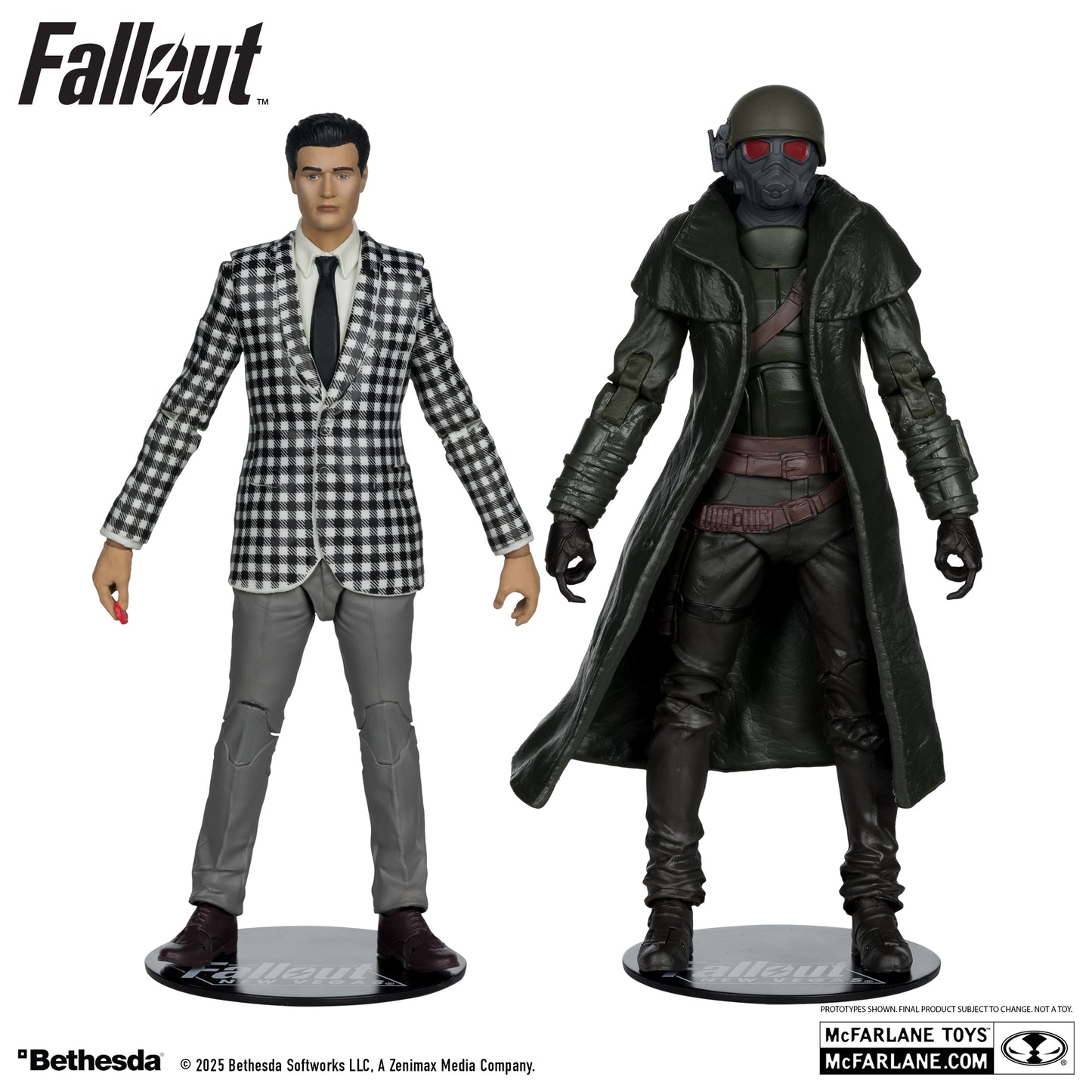 McFarlane Toys Fallout: New Vegas Riot Ranger Armor & Benny Survivor