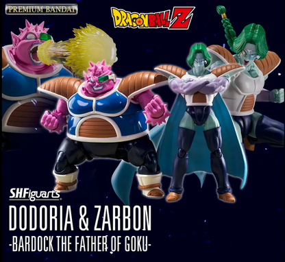 Premium Bandai S.H.Figuarts Dragon Ball Z Dodoria & Zarbon - Bardock The Father Of Goku -