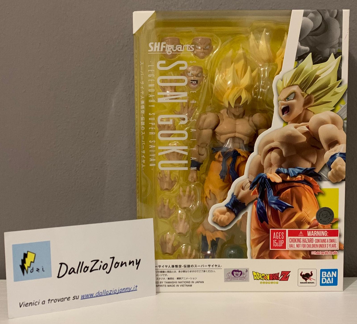 Bandai S.H.Figuarts Dragon Ball Z Super Saiyan Son Goku - Legendary Super Saiyan -