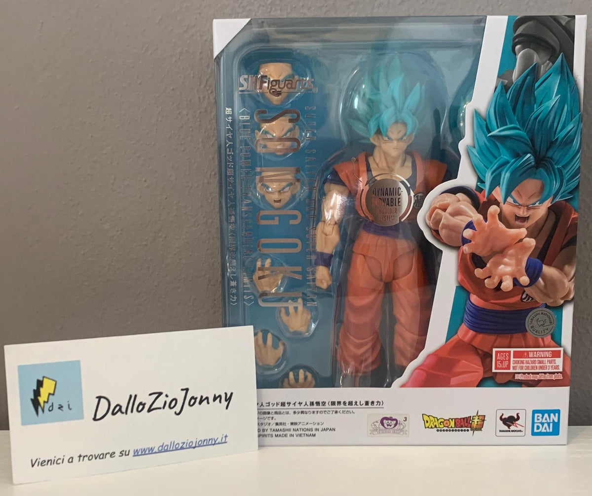 Bandai S.H.Figuarts Dragon Ball Super Super Saiyan God Super Saiyan Son Goku - Blue Power Transcending Limits -