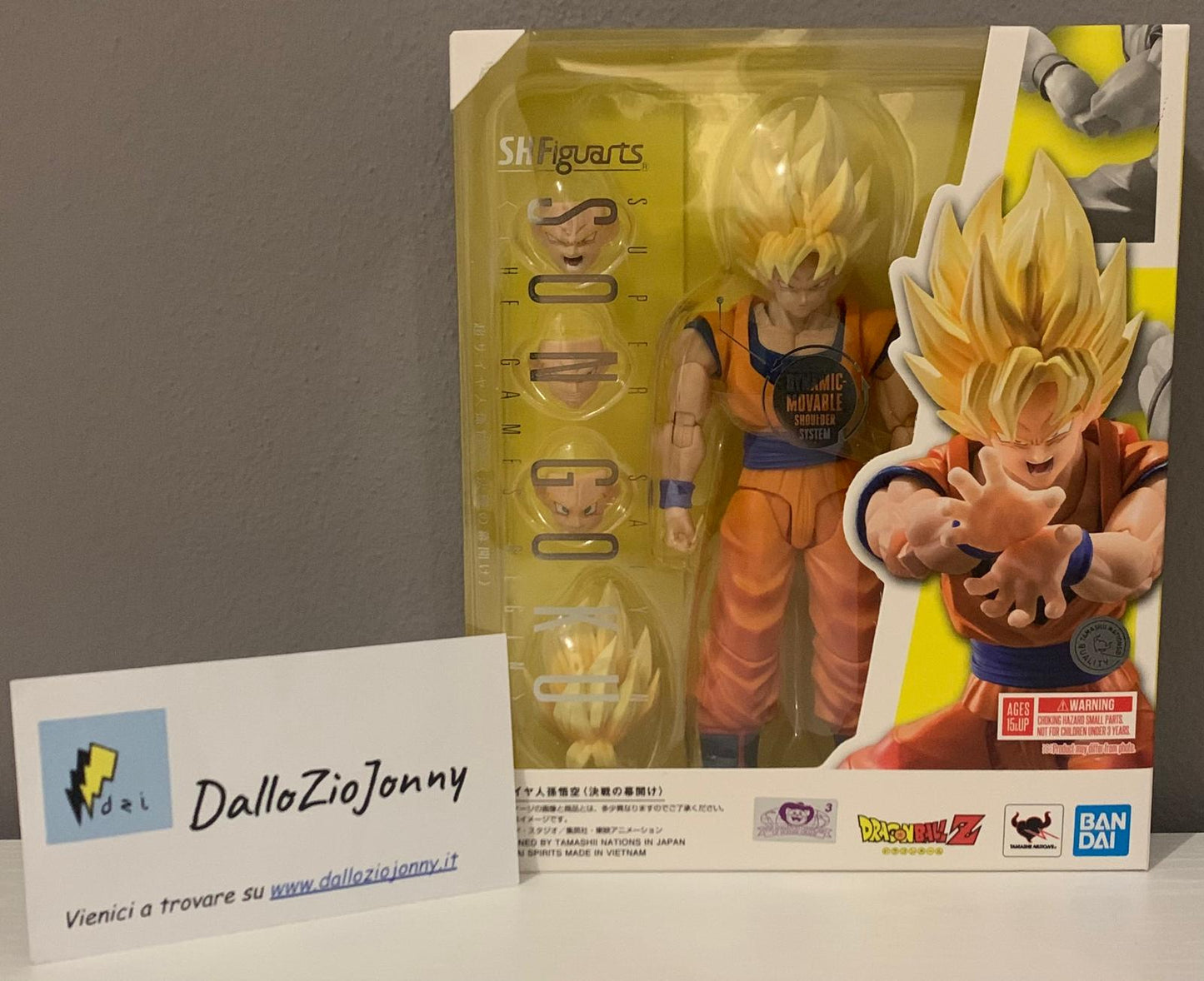 Bandai S.H.Figuarts Dragon Ball Z Super Saiyan Son Goku The Games Begin
