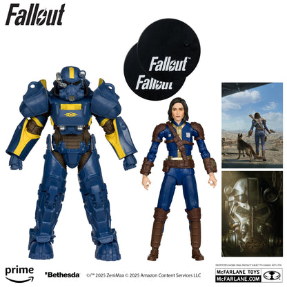 McFarlane Toys Fallout 4 T-60 Vault Tec & Sole Survivor