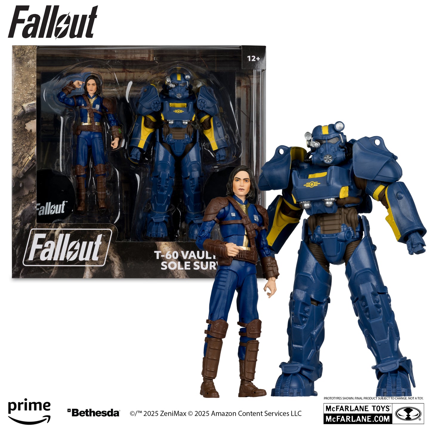 McFarlane Toys Fallout 4 T-60 Vault Tec & Sole Survivor