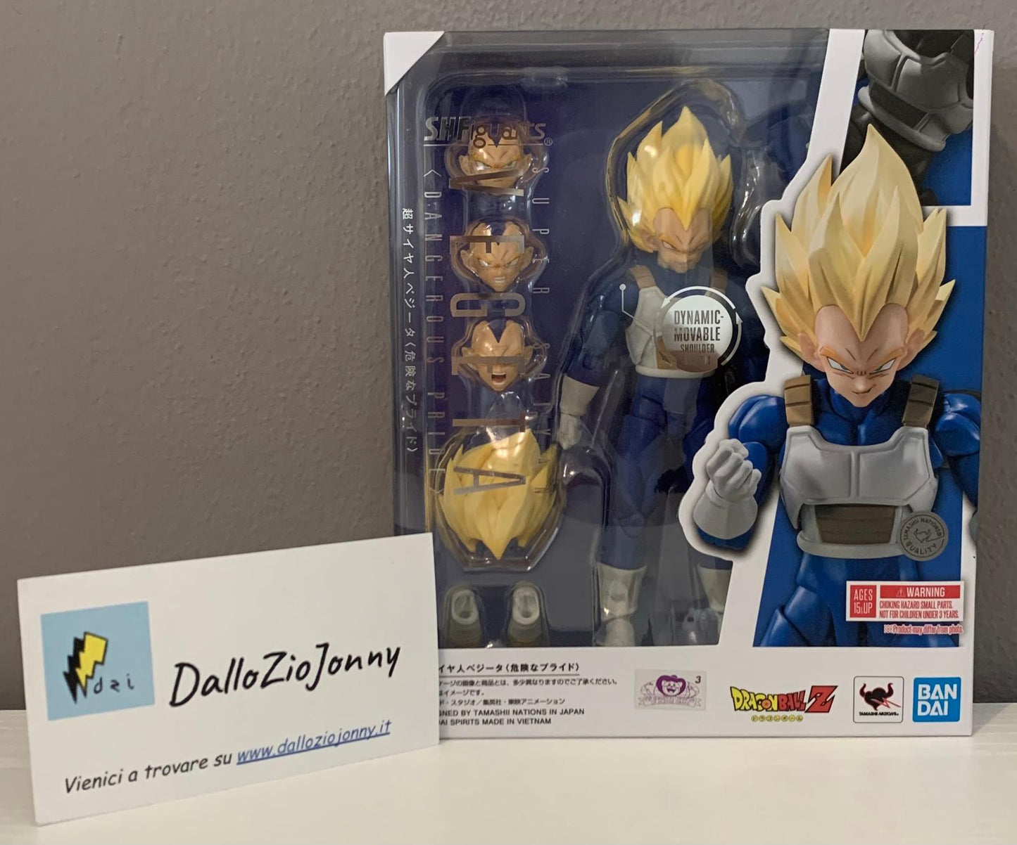 Bandai S.H.Figuarts Dragon Ball Z Super Saiyan Vegeta - Dangerous Pride -
