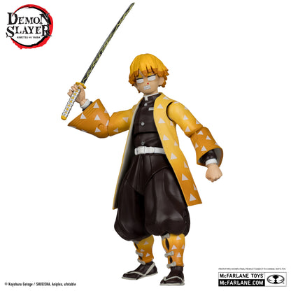 McFarlane Toys Demon Slayer Zenitsu Agatsuma Platinum Edition