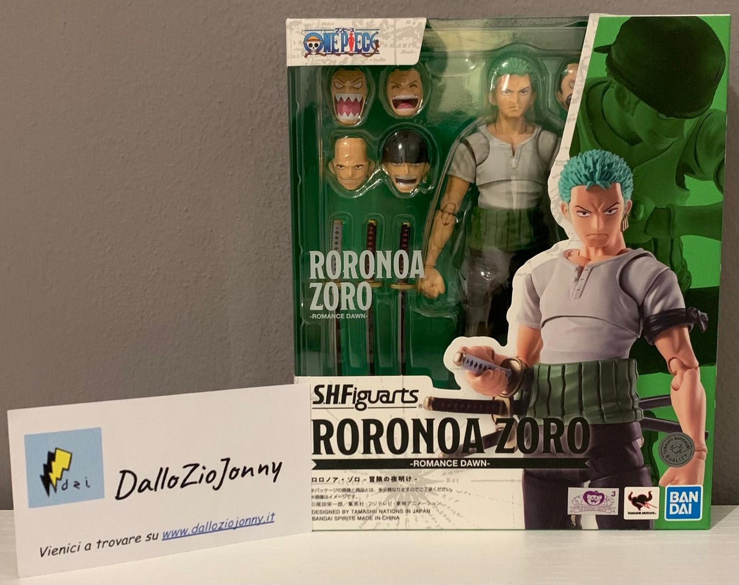 Bandai S.H.Figuarts One Piece Roronoa Zoro - Romance Dawn -