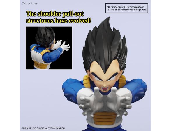 Dragon Ball Model Kit Figure Rise Vegeta Nuova Versione Speciale 15 cm Bandai