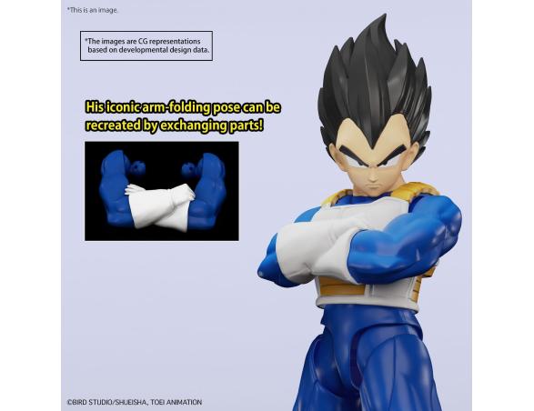 Dragon Ball Model Kit Figure Rise Vegeta Nuova Versione Speciale 15 cm Bandai