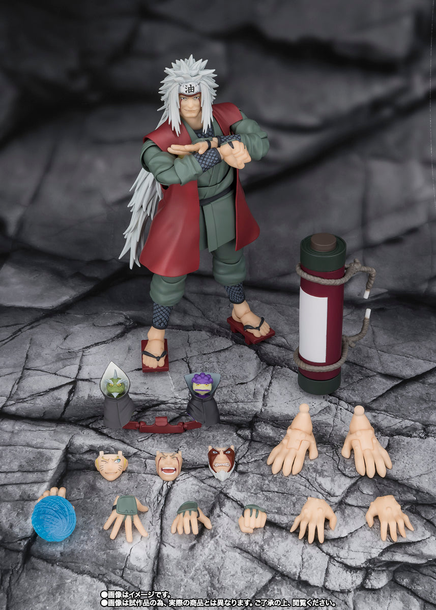Bandai S.H.Figuarts Naruto Jiraiya - Hidden Leaf Heroic Master Sage -