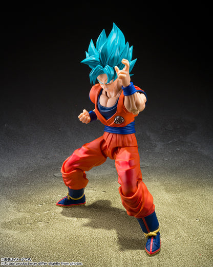 Bandai S.H.Figuarts Dragon Ball Super Super Saiyan God Super Saiyan Son Goku - Blue Power Transcending Limits -