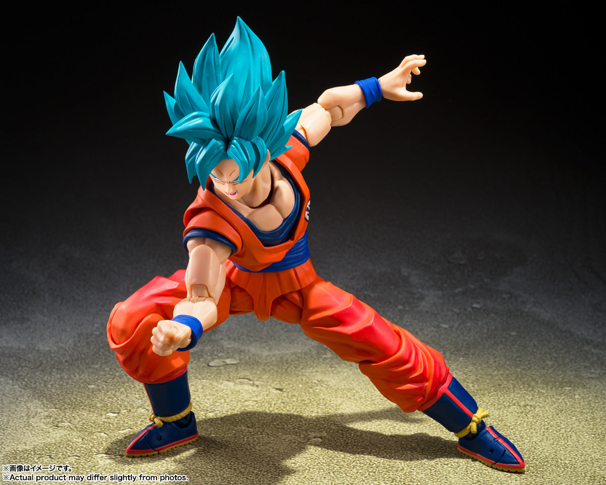 Bandai S.H.Figuarts Dragon Ball Super Super Saiyan God Super Saiyan Son Goku - Blue Power Transcending Limits -
