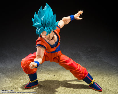 Bandai S.H.Figuarts Dragon Ball Super Super Saiyan God Super Saiyan Son Goku - Blue Power Transcending Limits -