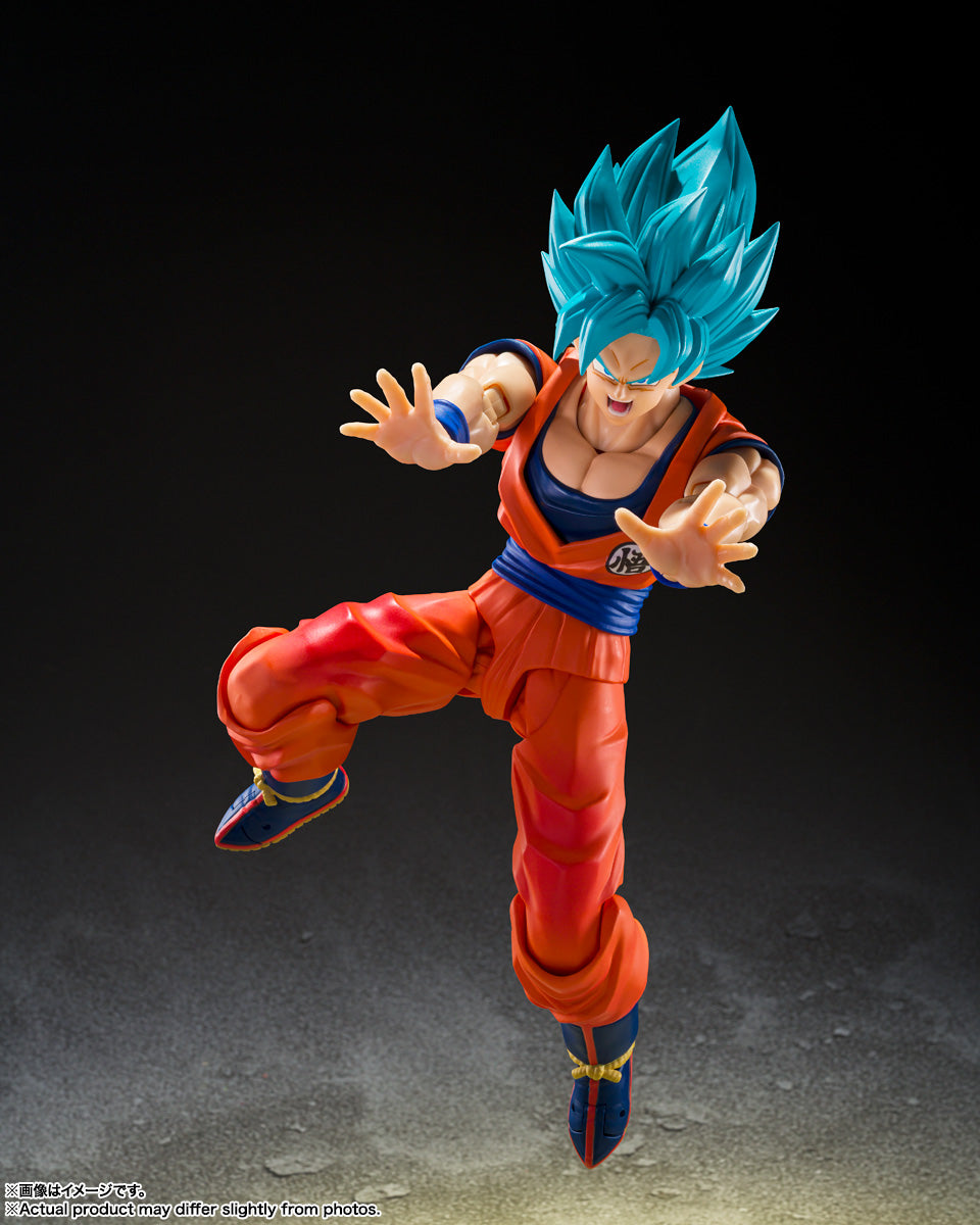 Bandai S.H.Figuarts Dragon Ball Super Super Saiyan God Super Saiyan Son Goku - Blue Power Transcending Limits -