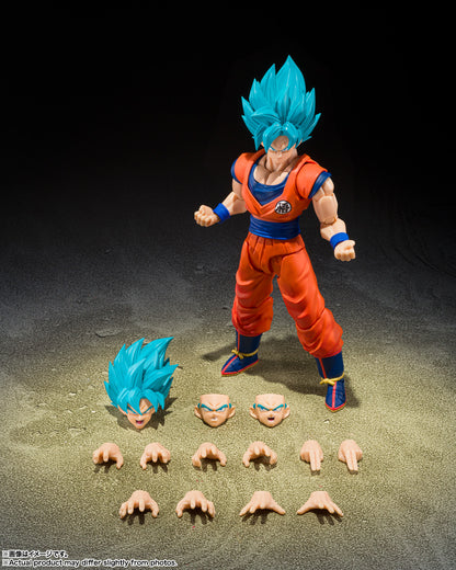 Bandai S.H.Figuarts Dragon Ball Super Super Saiyan God Super Saiyan Son Goku - Blue Power Transcending Limits -