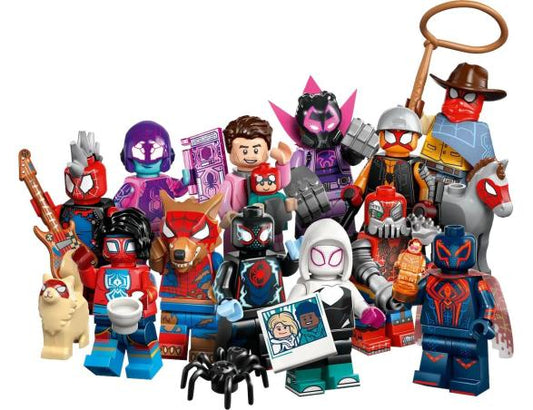 LEGO Minifigures 71050 Spider-Man: Across The Spider-Verse Serie Completa 12 pezzi