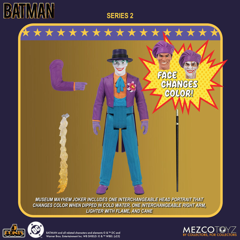 Mezco Toyz 5 Points Batman 1989 - Serie 2 Set