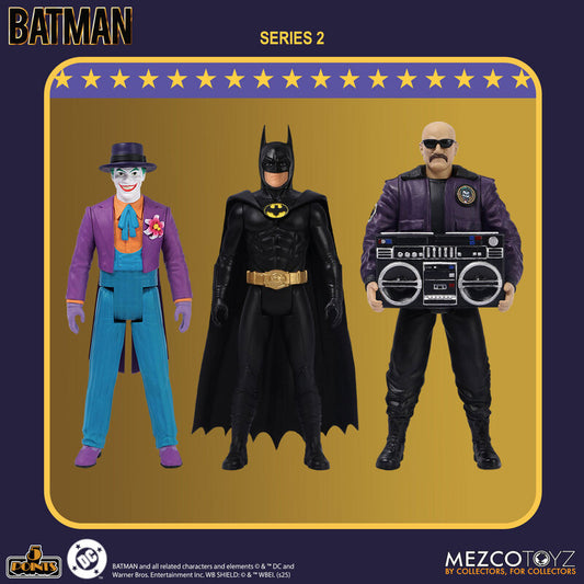 Mezco Toyz 5 Points Batman 1989 - Serie 2 Set
