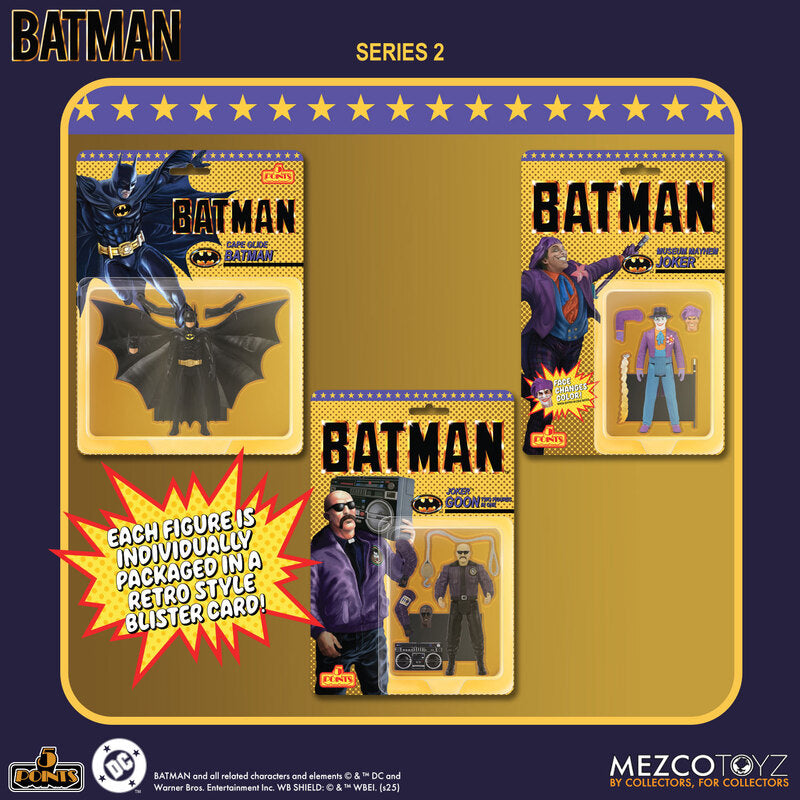 Mezco Toyz 5 Points Batman 1989 - Serie 2 Set