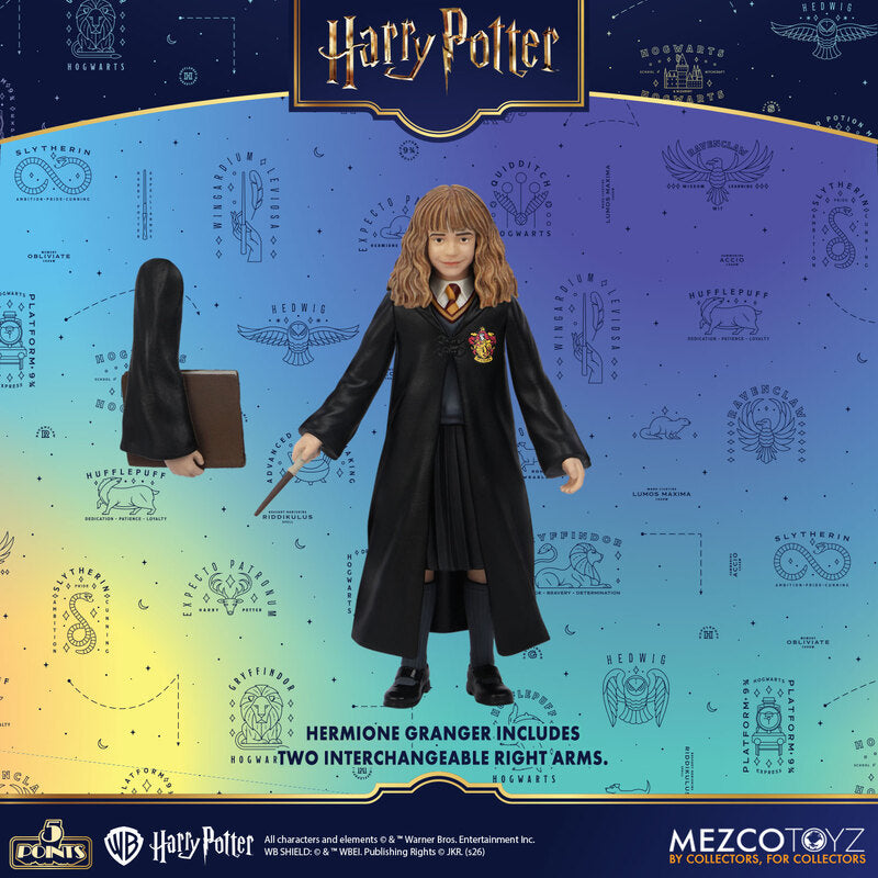 Mezco Toyz 5 Points Harry Potter Series 1 Set