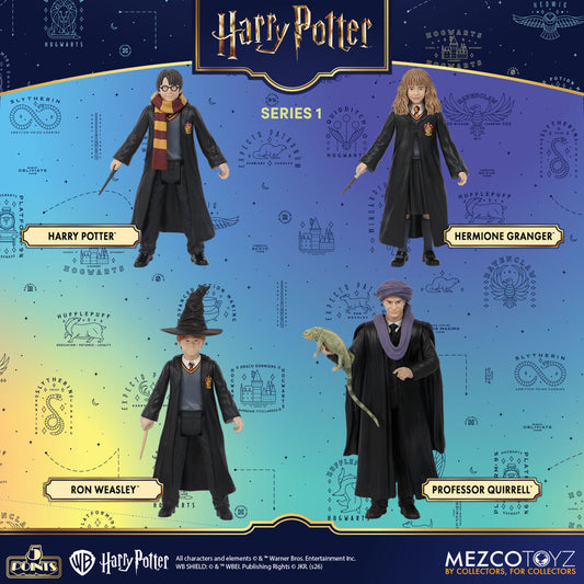 Mezco Toyz 5 Points Harry Potter Series 1 Set